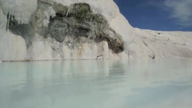 Pamukkale Türkiye doğal şelaleleri