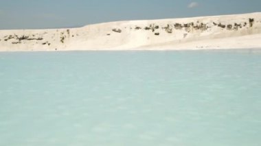 Pamukkale Türkiye doğal şelaleleri