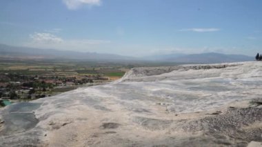 Pamukkale Türkiye doğal şelaleleri