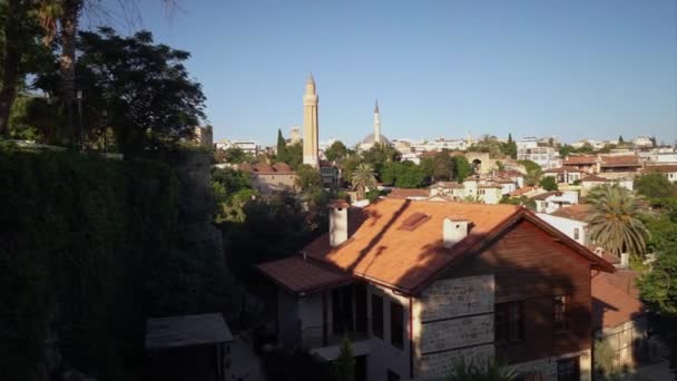 Antalya Türkiye Doğası Şehir Manzarası — Stok video