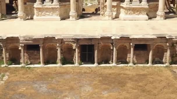 Pamukkale Deki Hierapolis Antik Kenti — Stok video