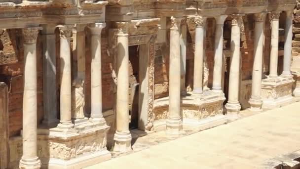 Hierapolis Antigua Ciudad Pamukkale Turquía — Vídeo de stock