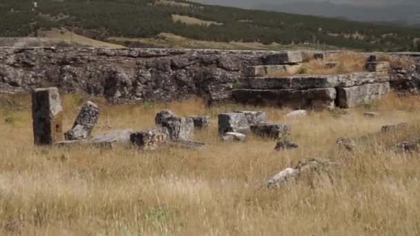 파루크 칼레에 있는 히에 라 폴리스 고대 도시 — 비디오