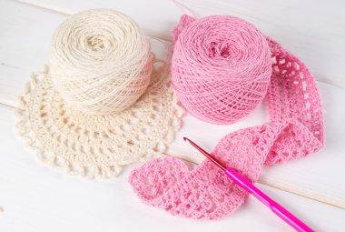 iplik kroşe ve örme Ajur peçeteler için  