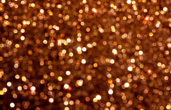 Lumineux Fond Doré Luxe Brillant Avec Bokeh Scintillant Brillant Paillettes — Photo