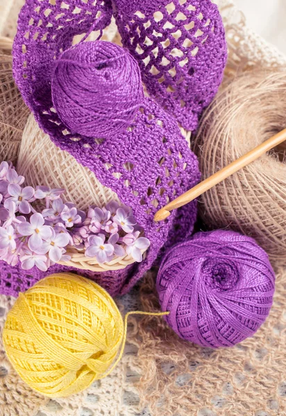 Tığ işi için Araçlar.