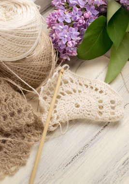 iplik kroşe ve örme Ajur peçeteler için