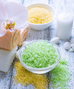 Deniz tuzu salonuyla Spa