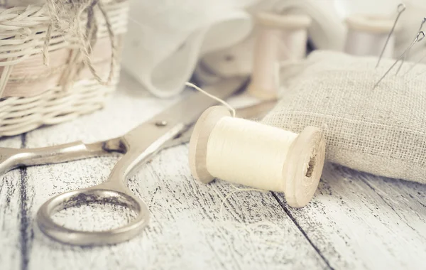 Tools for sewing and crafts equipment — Stock Photo, Image