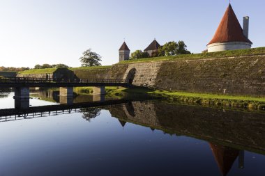 Kuressaare Castle in Estonia clipart