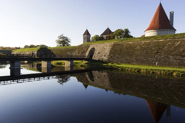 Kuressaare kasteel in Estland Stockfoto