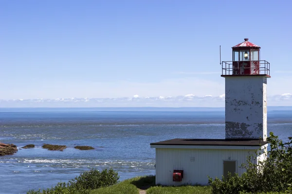 Latarnia Quaco głowy w New Brunswick w Kanada — Zdjęcie stockowe