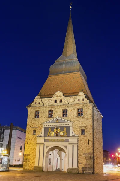 Puerta sur gótica en Rostock en Alemania — Foto de Stock