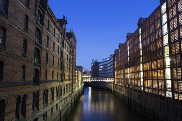 Speicherstadt in hamburg — Stockfoto