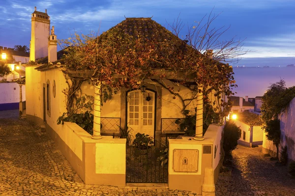 Street in Obidos in Portugal — Stock Photo, Image