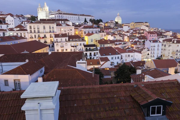 Blick auf die Altstadt von Lissabon in Portugal — Stockfoto