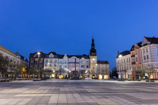 Masaryk Square i Ostrava - Stock-foto