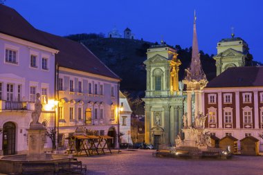 Mikulov Çek Cumhuriyeti'nde Main Square