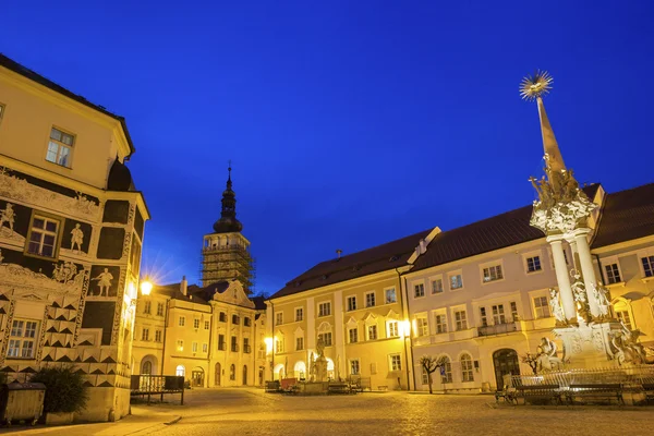 Plaza Histórica de Mikulov en República Checa — Foto de Stock