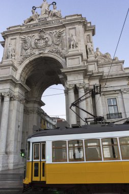 Rua Augusta Arch Portekiz'de Lizbon yakınındaki Remodelado