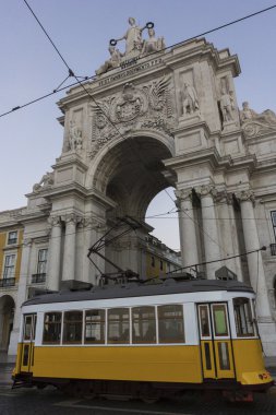Rua Augusta Arch Portekiz'de Lizbon yakınındaki Remodelado