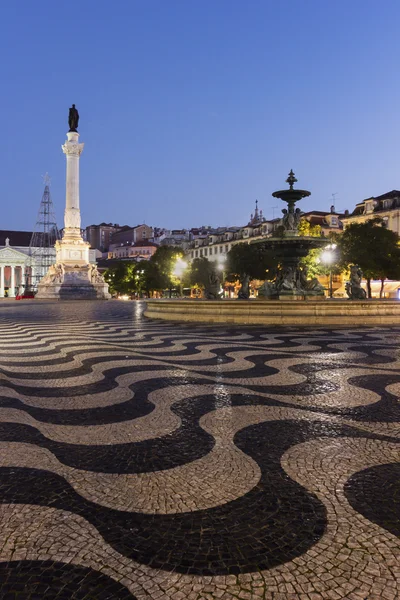 Place Rossio à Lisbonne au Portugal — Photo