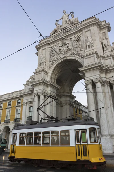 Rua Augusta Arch Portekiz'de Lizbon yakınındaki Remodelado
