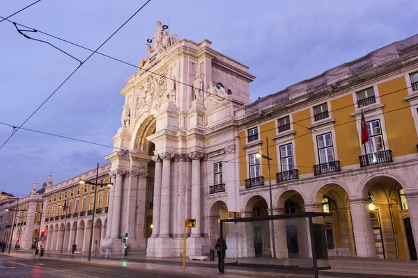 Rua Augusta Kemeri Lizbon 'da — Stok fotoğraf