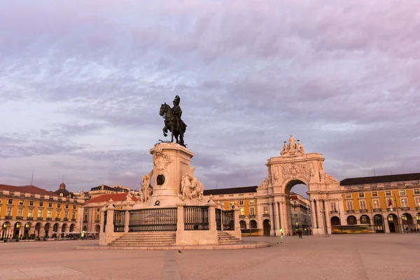 Arco de la Rua Augusta en Lisboa — Foto de Stock