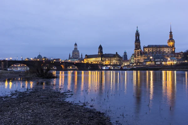 Almanya'da Dresden manzarası — Stok fotoğraf