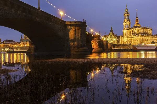 Almanya'da Dresden manzarası — Stok fotoğraf