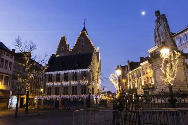 Malinas en Bélgica durante la Navidad — Foto de Stock