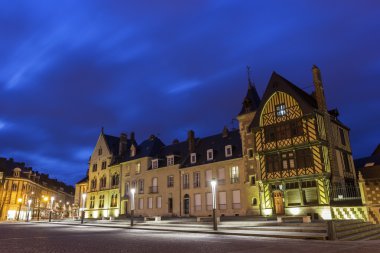 Fransa'da Amiens Notre Dame yerde