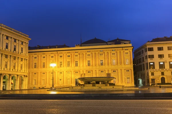 Piazza de Ferrari a Genova — Foto Stock