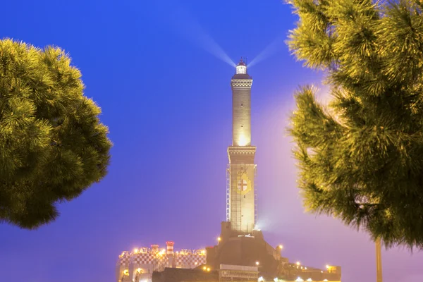 Lighthouse of Genoa, Italy — Stock Photo, Image