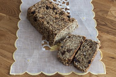 Sağlıklı vegan somun ekmek
