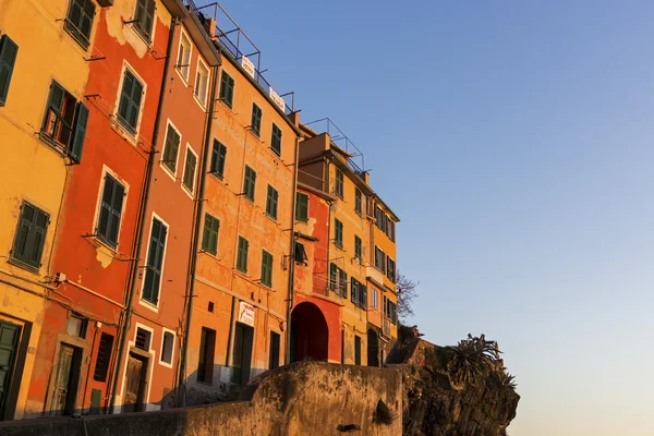Riomaggiore v Cinque Terre v Itálii — Stock fotografie