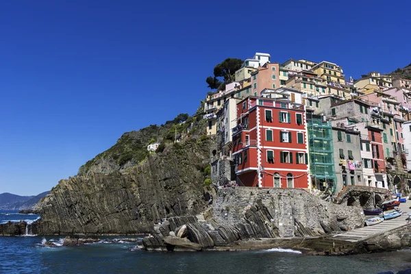 Riomaggiore in Cinque Terre in Italië — Stockfoto