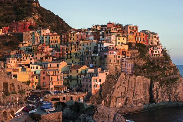 Manarola in Cinque Terre regio in Italië — Stockfoto