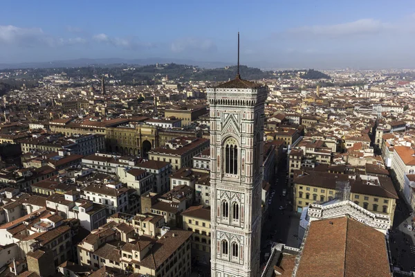 Pohled na Florencii od Brunelleschiho kopule — Stock fotografie