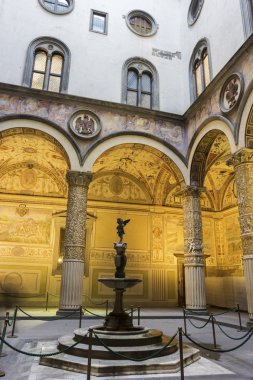 Avluda Palazzo Vecchio, Florence, İtalya