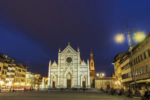 Basílica da Santa Cruz em Florença, Itália — Fotografia de Stock
