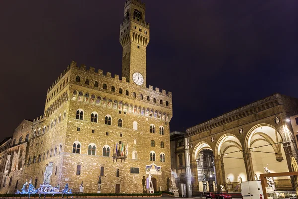 Palazzo vecchio in florenz in italien — Stockfoto