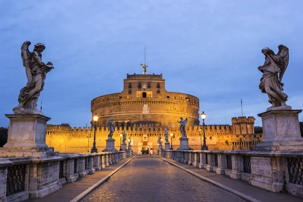 Castel Sant 'Angelo em Roma, Itália — Fotografia de Stock