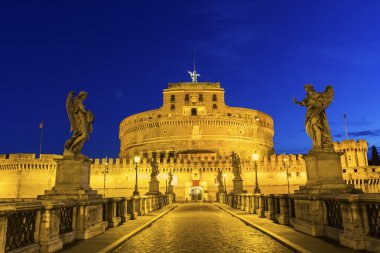Roma, İtalya 'da Sant' Angelo Kalesi