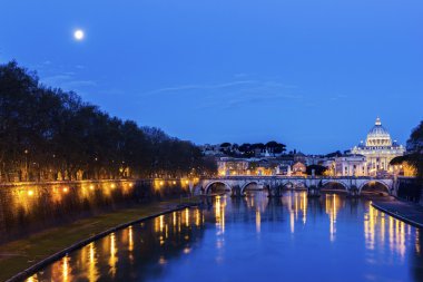 St. Peter's Basilica Roma'da görünümü