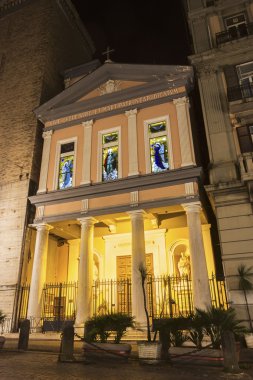 Parrocchia Santa Lucia bir kısrak Napoli İtalya