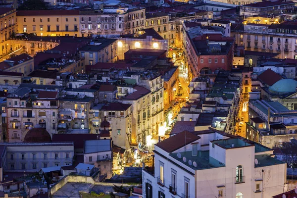 Blick auf Neapel in Italien — Stockfoto