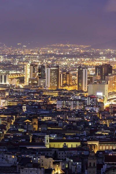 Vista sobre Nápoles em Itália — Fotografia de Stock