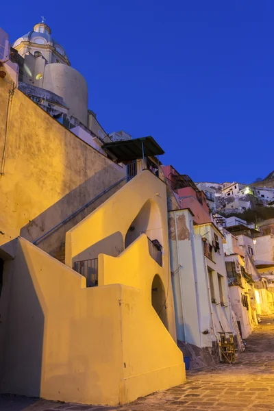 Marina della Corricella in Procida in Italy — Stock Photo, Image